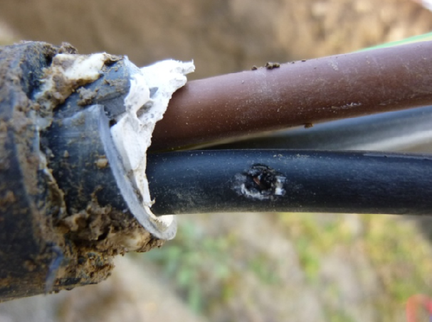 Punto caliente cable