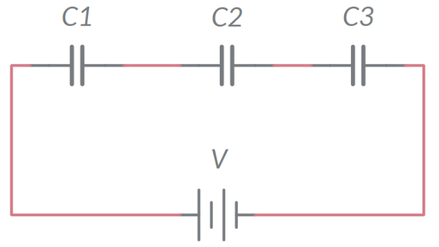 Condensadores en serie